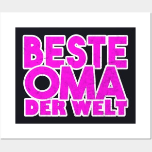 Beste Oma der Welt Spruch Geschenke für Omas Posters and Art